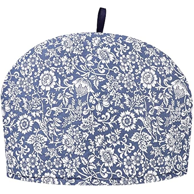 DOITOOL Designs Floral Assorted For Decor Breakfast Insulated Insulation Proof Scald Color Warmer Restaurant Insulated Cozies Keep Warm Party Anti Scald Navy Pot E Covers Printed X - Image 2