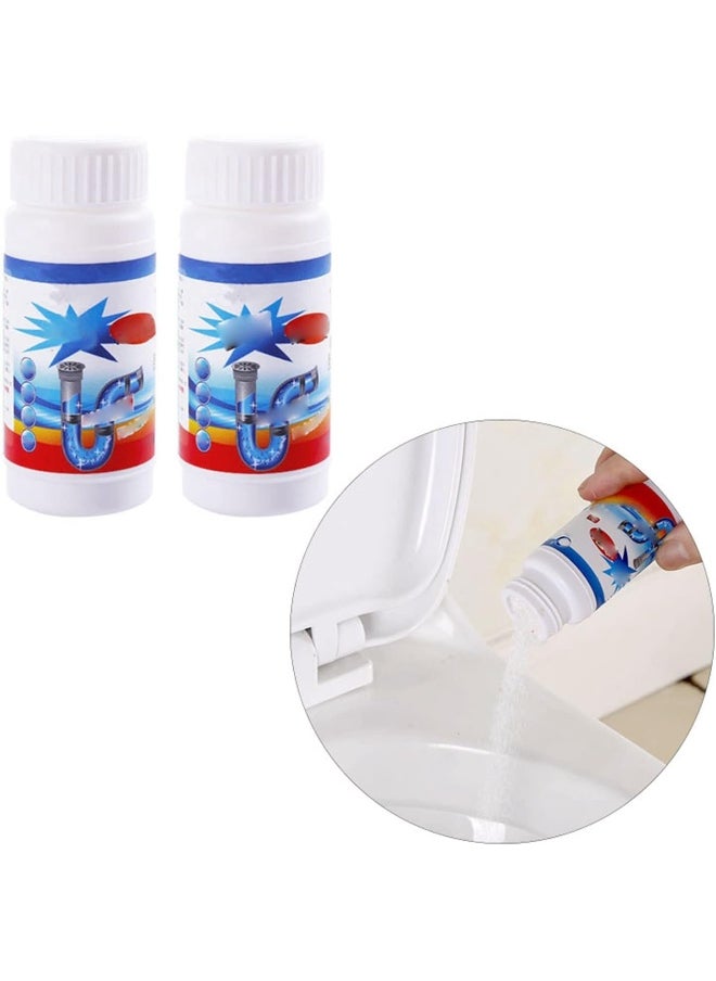 Generic RTLR Pipe Cleaning Powder, Living Oxygen Technology Deep Cleaning Easy To Use 5Pcs Sink Drain Cleaner Efficient Low Temperature Strong Unclogging for Toilet  - Image 1