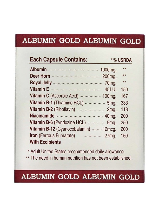 CGMLABS Natural Albumin Forte Deer Horn Royal Jelly - 1500mg/200 Softgel - Image 5