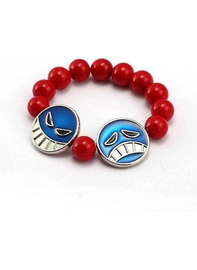 Generic - One Piece Fire Fist Ace Bracelet Anime Accessories Cosplay - Image 1