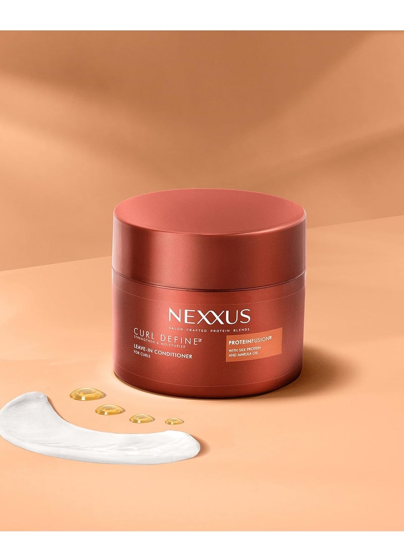 Nexxus Nexxus Curl Define Leave-in Conditioner for Curly Hair with ProteinFusion Curl Conditioner for Moisturizing Curls 8 oz - Image 2