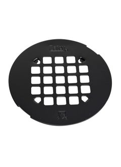 Oatey Oatey Universal 4-1/4 in. Round Snap-Tite Shower Strainer, Matte Black  - Image 1