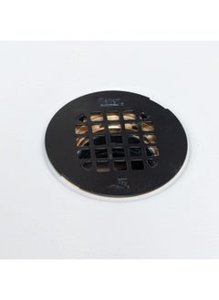 Oatey Oatey Universal 4-1/4 in. Round Snap-Tite Shower Strainer, Matte Black  - Image 2