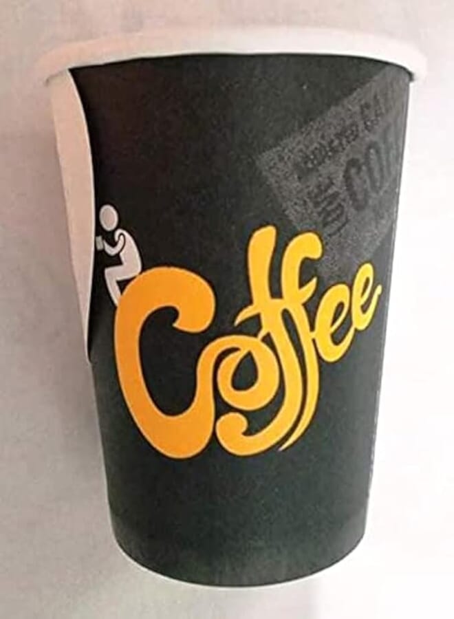 Spaceshoop Disposable paper cups 7 oz, 50 pieces