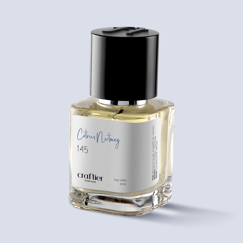 Craftier Perfume CITRUS NUTMEG - Inspired of-HOMME SPORT 2017, Eau De Parfum for Men - 50ml, Long Lasting Citrus Fragrance Upto 8-12 Hrs, Travel Size Men's Perfume - Image 1