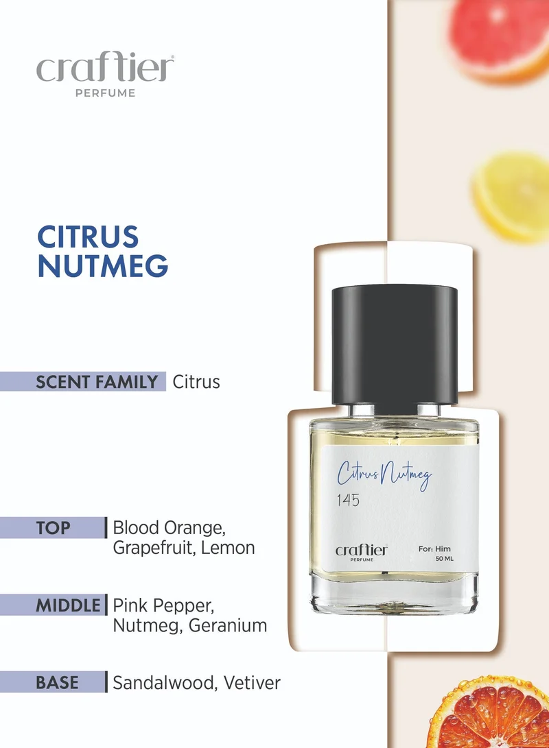 Craftier Perfume Inspired-Homme Sport 2017 CITRUS NUTMEG - Inspired of-HOMME SPORT 2017, Eau De Parfum for Men - 50ml, Long Lasting Citrus Fragrance Upto 8-12 Hrs, Travel Size Men's Perfume for Men | Best Price UAE