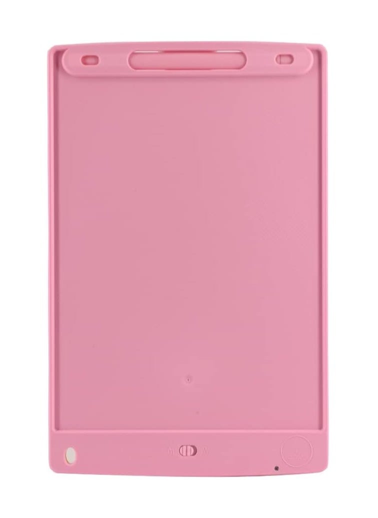 12 Inch Multi-Colour LCD Writing, Drawing Pad, Doodle Scribble Board - Re usable Eraseable - FOR 2 3 4 5 6 + ALL AGES - Gift, Educational Toy, Travel Games, Toddlers BOYS GIRLS Eraseable (PINK)  - Image 3