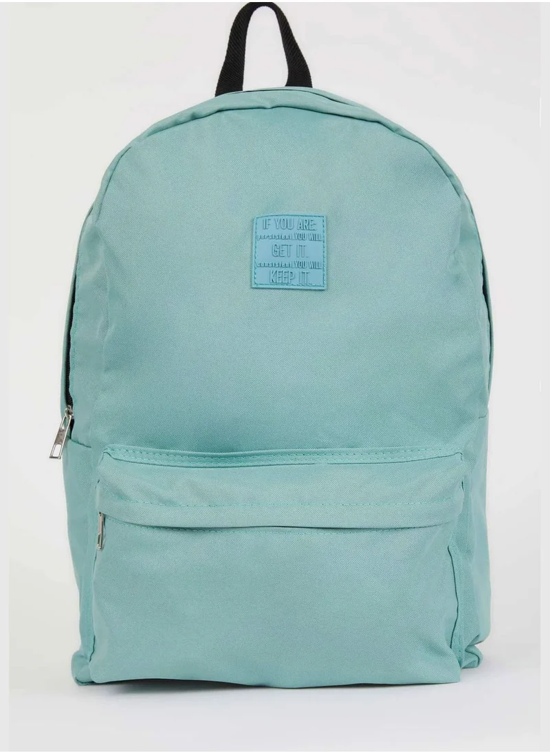 ديفاكتو Basic Zippered Backpack