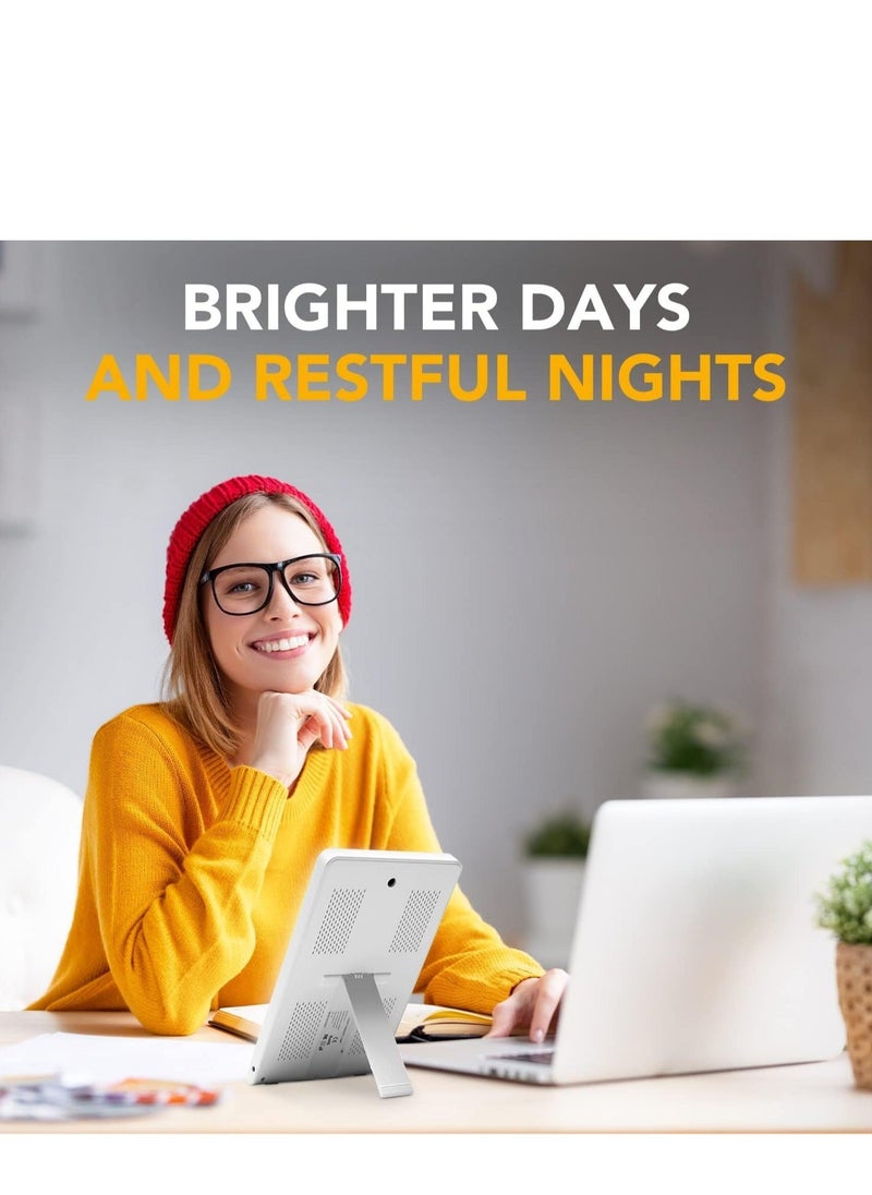 Y&D - Light Therapy Lamp - 10000 Lux Light, Touch Control Daylight with Memory Function, Focus, and Sleep | 6500K Artificial Sunlight Shines - Image 1