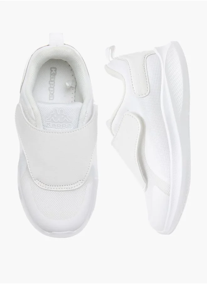 Kappa Boys Mesh Slip-On Sports Shoes With Hook And Loop Closure