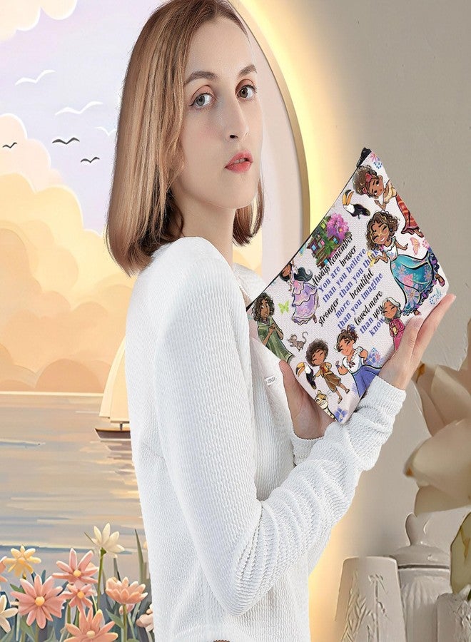 LEVLO Magic Family Cosmetic Make Up Bag Magic Moive Lover Gift Cartoon Movie Makeup Zipper Pouch Bag (Always M agic) - Image 5