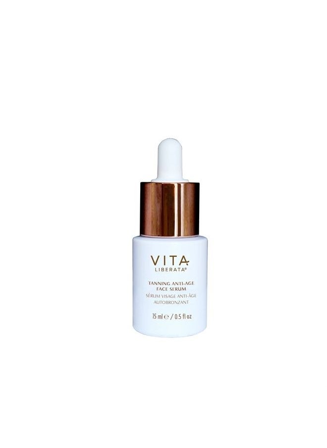 Vita Liberata Tanning Anti-Age Face Serum | 0.50 fl oz | NEW PACKAGING & FORMULA  - Image 1