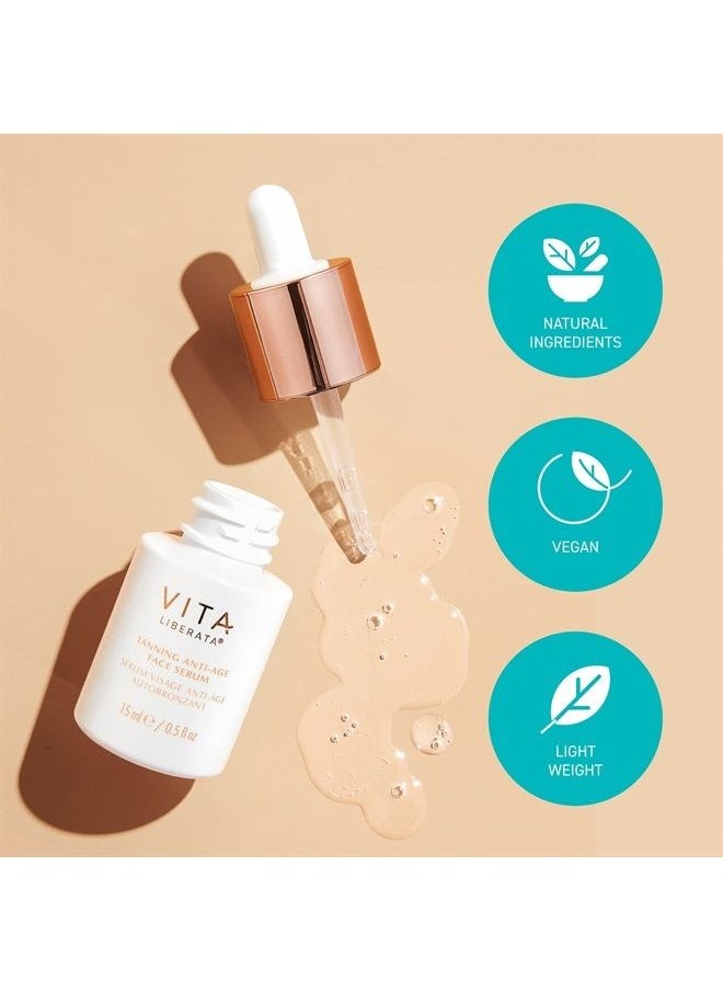 Vita Liberata Tanning Anti-Age Face Serum | 0.50 fl oz | NEW PACKAGING & FORMULA  - Image 4