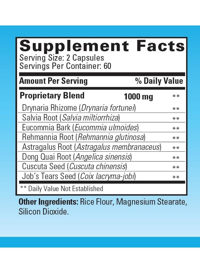 Tango OsteoPhase Natural Herbal Bone Support Formula (120 Vegetarian Capsules) - Image 2