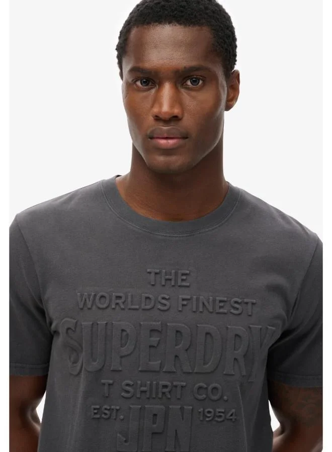 سوبر دراي تي شيرت مريح بنقش عملي