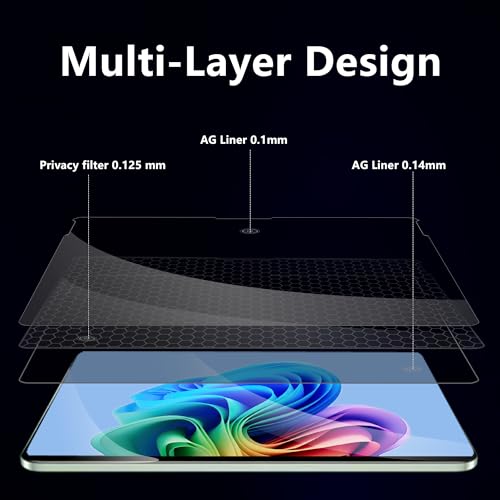 Megoo Magnetic Privacy Screen Protector for Surface Pro 12 inch (2025)– Removable, Anti-Spy, Anti-Glare, Easy Install, Blue Light & UV Blocking - Image 4