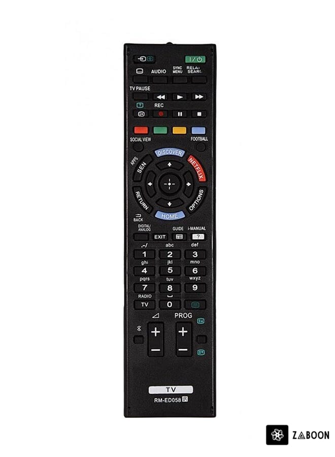 Zaboon Universal TV Remote Control For Sony Black