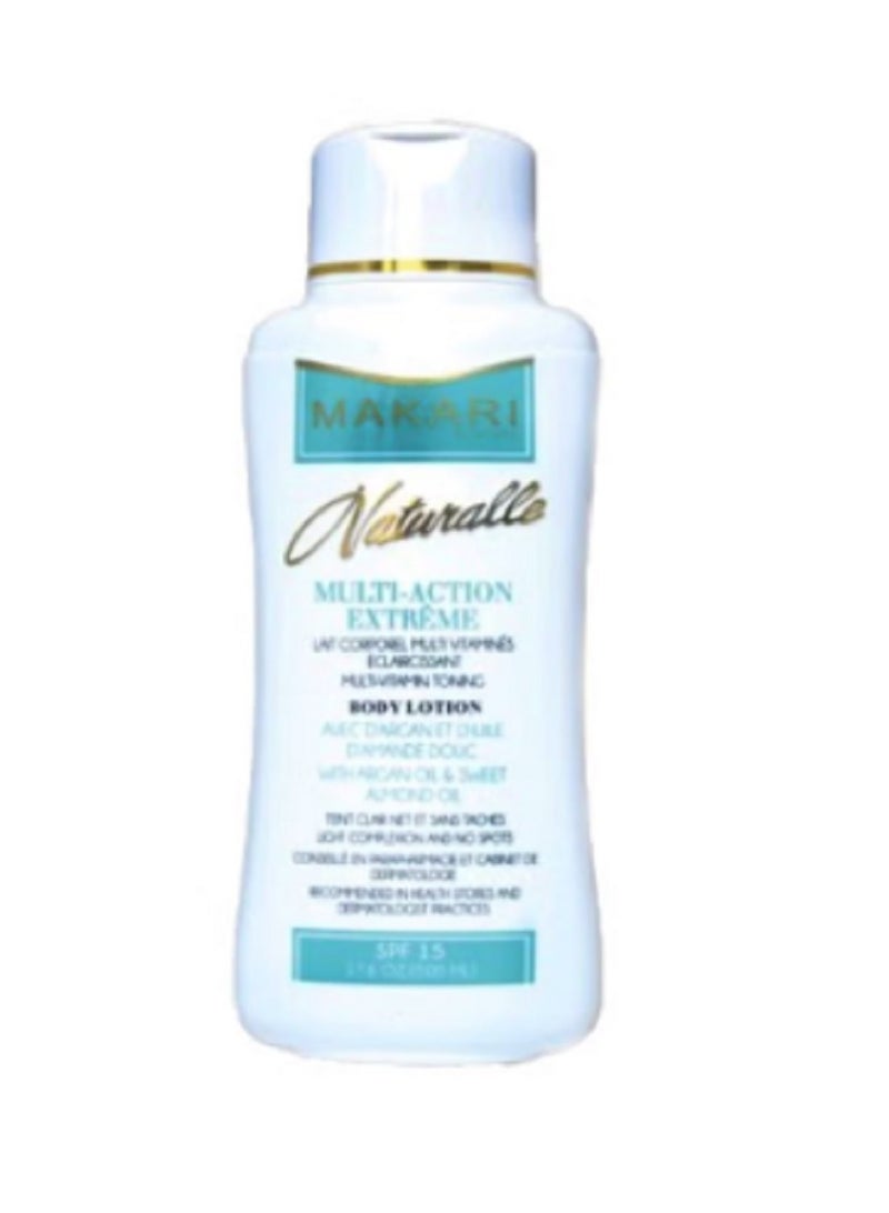 Makari Naturalle Multi-Action Extreme Lightening Multi-vitamin Toning Body Lotion SPF15