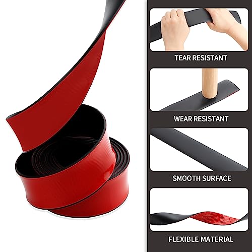 Heonay Self Adhesive Rubber Strips, Solid Neoprene Rubber Sheets Rolls Strips with Adhesive Backing, Self Stick Rubber Gasket Pads for DIY, Crafts, Seals, 1" Wide x 1/16" Thick x 120" Long - Image 4