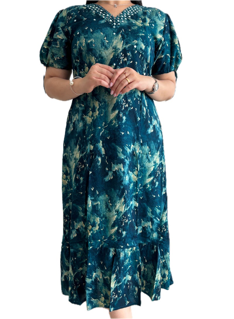 Zebees Rayon Maternity Dress  - Image 1