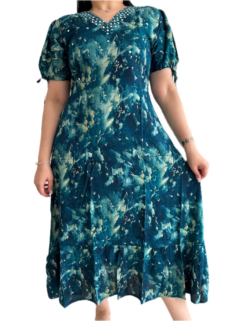 Zebees Rayon Maternity Dress  - Image 2