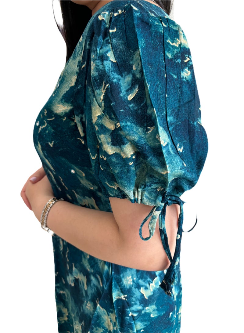 Zebees Rayon Maternity Dress  - Image 4