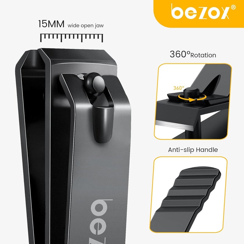 BEZOX Heavy Duty Toenail Clippers for Thick Nails - Image 5