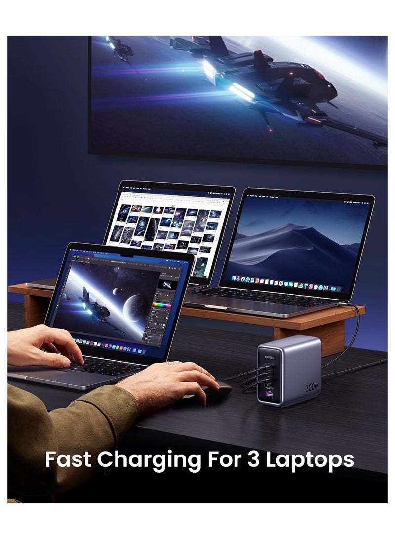UGREEN Nexode 300W 5-Port PD GaN Fast Charger EU - Image 2