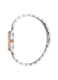 Just Cavalli ساعة معصم مصنوعة من الفولاذ المقاوم للصدأ بشكل دائري للنساء JC1L258M0275 - 28 مم  - Image 2