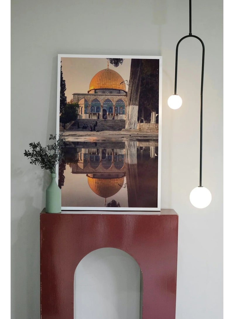 TNESSENTIAL DOME OF THE ROCK PALESTINE CANVAS POSTER - Image 3