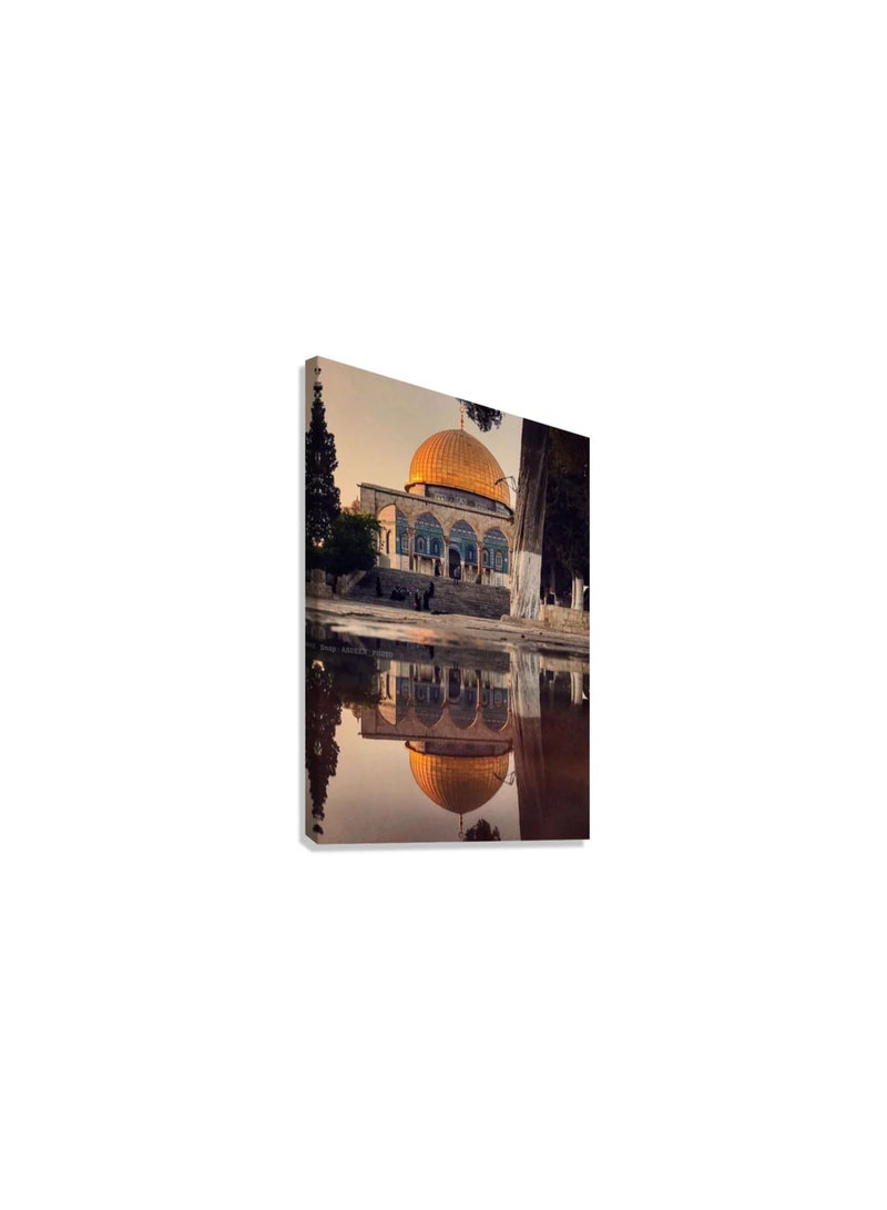 TNESSENTIAL DOME OF THE ROCK PALESTINE CANVAS POSTER - Image 4