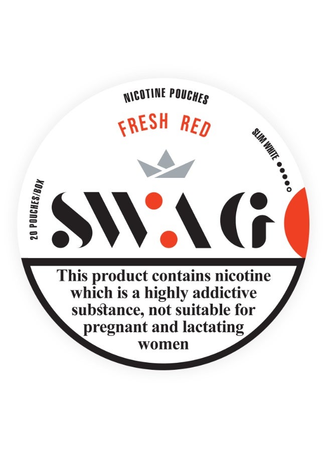 Swag حقائب نيكوتين سواغ - أحمر فريش 4 نقاط - Image 1