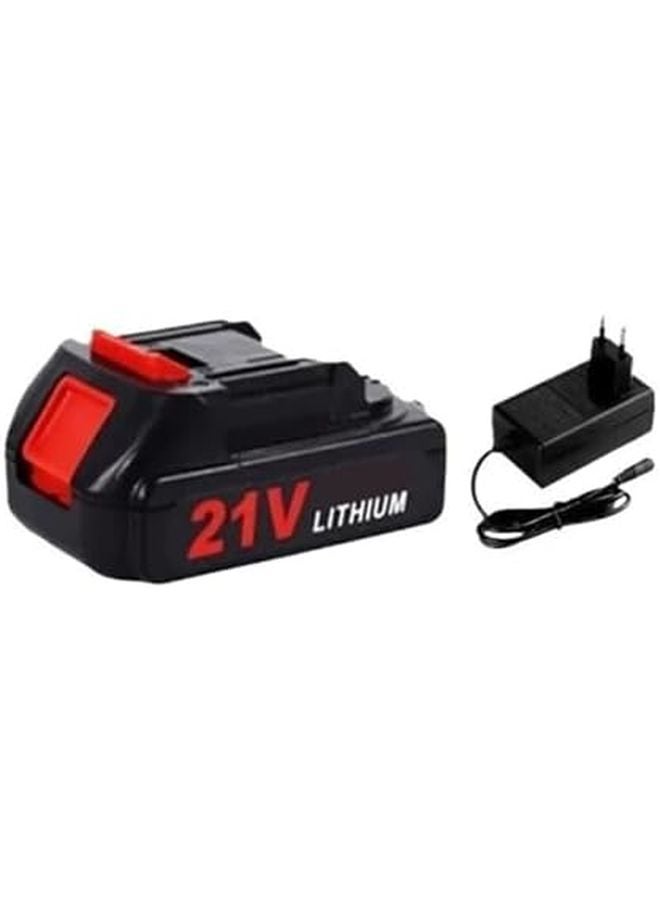 21V 2000mAh Rechargeable Battery And Charger For Power Tools Electric Drill Replacement - Image 1