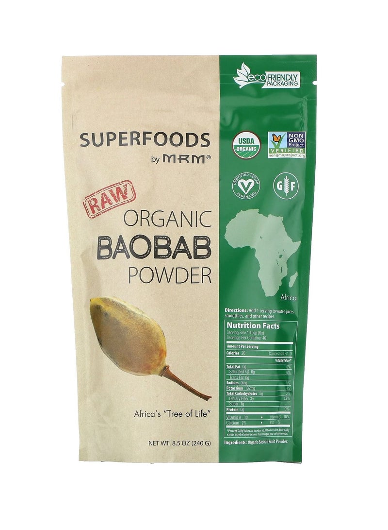 MRM Raw Organic Baobab Powder 8.5 oz (240 g)