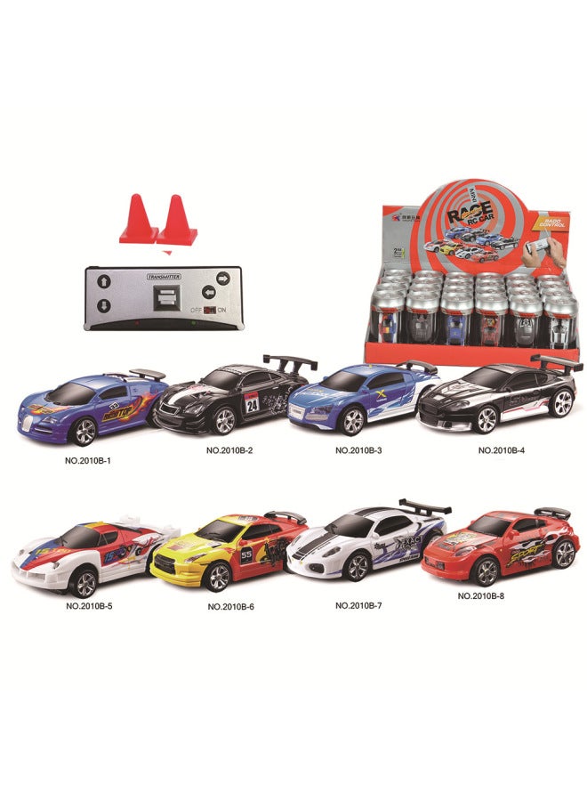 2.4G Mini Remote Control Car APP Dual-mode Power Induction Children's Car Electric Toy Model Car-Color:Ordinary Single Control Color Random  - Image 1