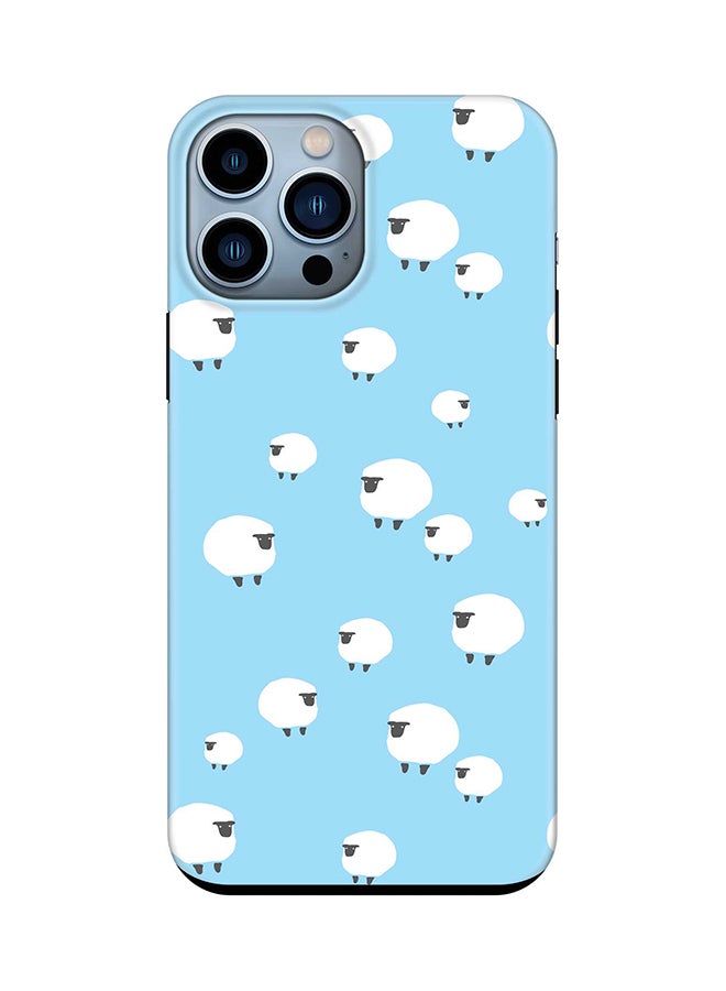 Stylizedd Tough Pro Case for iPhone 15 Pro Max Dual Layer Hybrid PC TPU Customized Mobile Cover Matte Finish Phone Case - Counting Sheep - Image 1