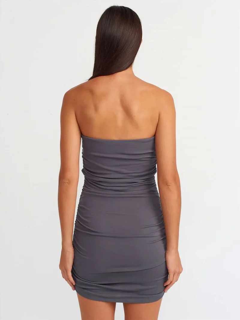 ديلفين Dilvin Strapless Bodycon Mini Dress