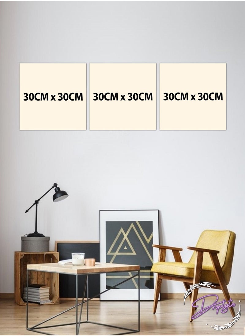 Droplyte 3 Piece Mother's Day Special Decorative Wall Art Wall Decor Card Board MDF Home Decor 90CM x 30CM  - Image 3