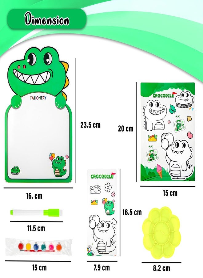 WISHKEY Kids DIY Painting Kit Set of 1 with 42 Painting Activity Book for Toddlers 1 Time Table Board 6 Water Color 1 Marker 1 Mixing Tray Children Return Gifts For Kids Birthday Age 3+ - Image 3