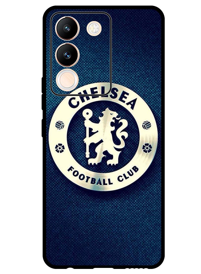 Theodor Protective Case Anti Scratch Shock Proof Bumper Cover For Vivo Y200 Chelsea Blue - Image 1