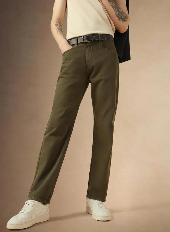 Dennis Lingo Dennis Lingo Mid Rise Straight Fit Jeans