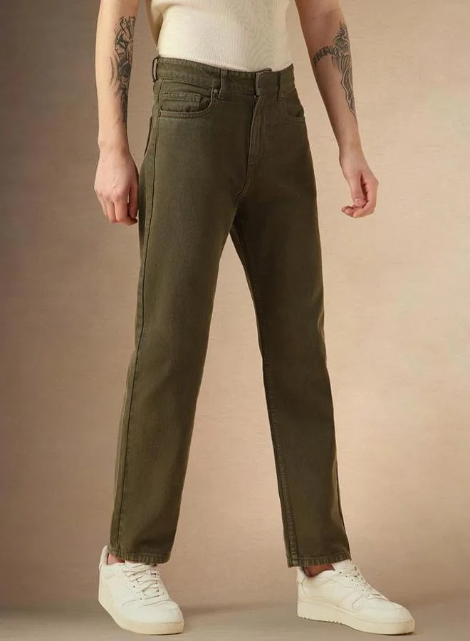 Dennis Lingo Dennis Lingo Mid Rise Straight Fit Jeans