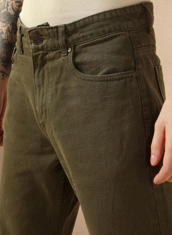 Dennis Lingo Dennis Lingo Mid Rise Straight Fit Jeans