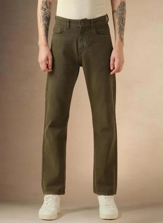 Dennis Lingo Dennis Lingo Mid Rise Straight Fit Jeans