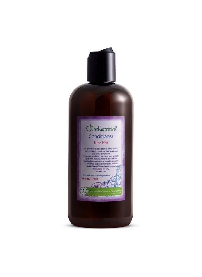 Just Nutritive Frizz Hair Conditioner | Anti-Frizz Hair Treatment | Hydrating Conditioner For Dry, Damaged Hair | Organic Hair Conditioner For Men And Woman 16 Fl Oz 