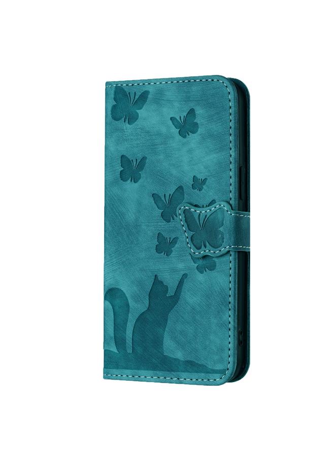 S-TOP Case For Samsung Galaxy A56 5G Butterfly Cat Embossing Flip Leather Phone Case - Image 2