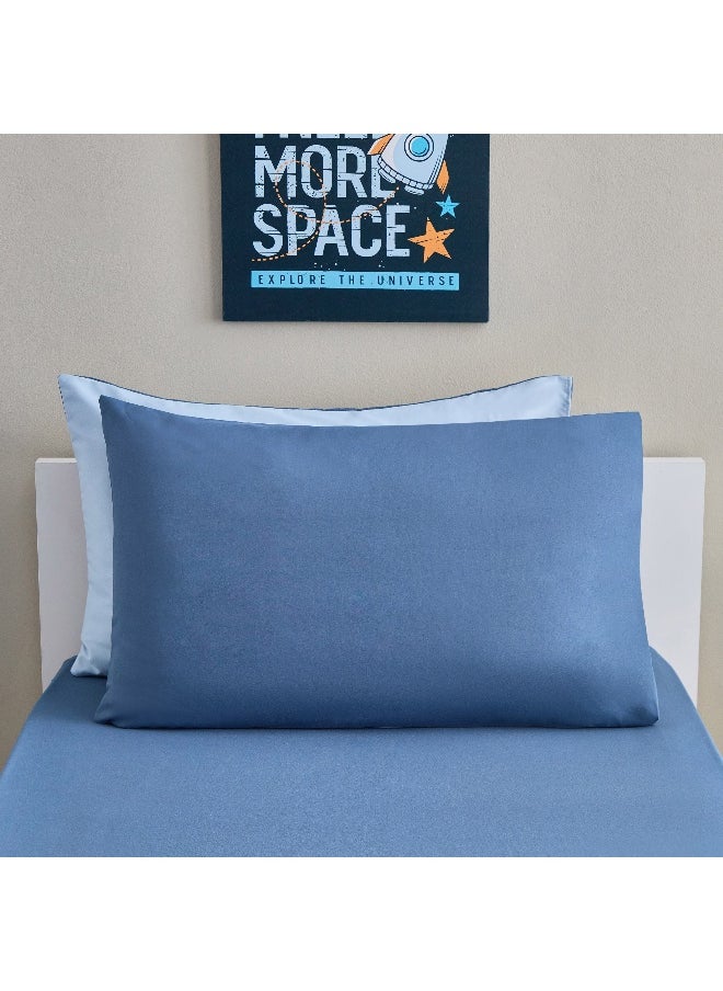 Home Box Vera 2 - Pieces Reversible Microfibre Pillow Cover Set - 50X75 Cm  - Image 2