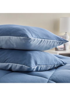Home Box Vera 2 - Pieces Reversible Microfibre Pillow Cover Set - 50X75 Cm  - Image 4