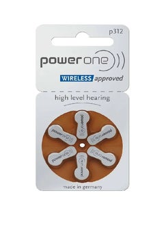PowerOne Varta power one p312 hearing aid battery 