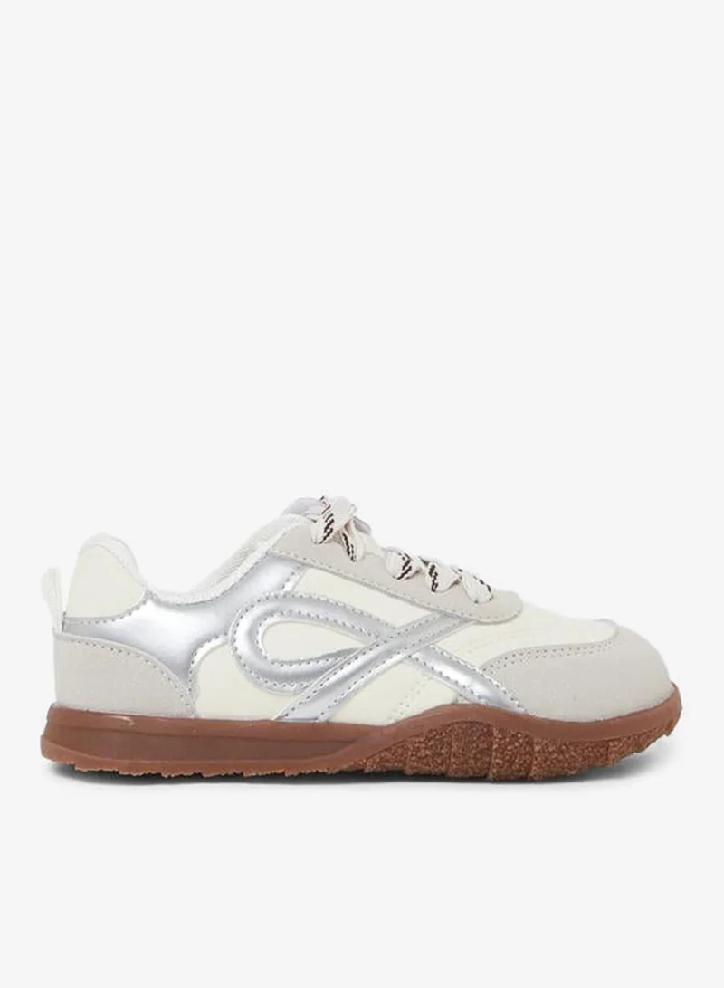 Styli Boys Textured Lace-Up Sneakers